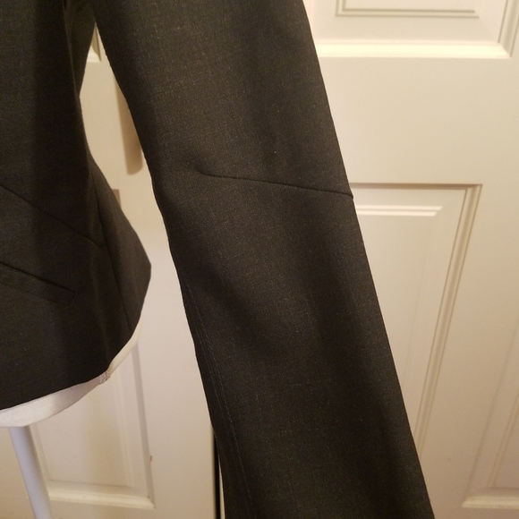 Poleci Charcoal Grey w/ Contrast Stitching Jacket - SZ 6 - Picture 7 of 8